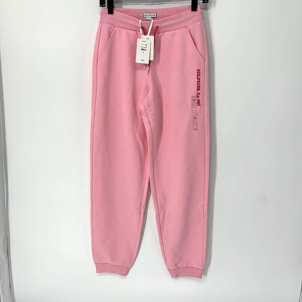 Tommy Hilfiger NWT Pink Jogger sweatpants size 14